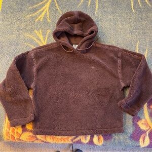Brown adidas hoodie size medium